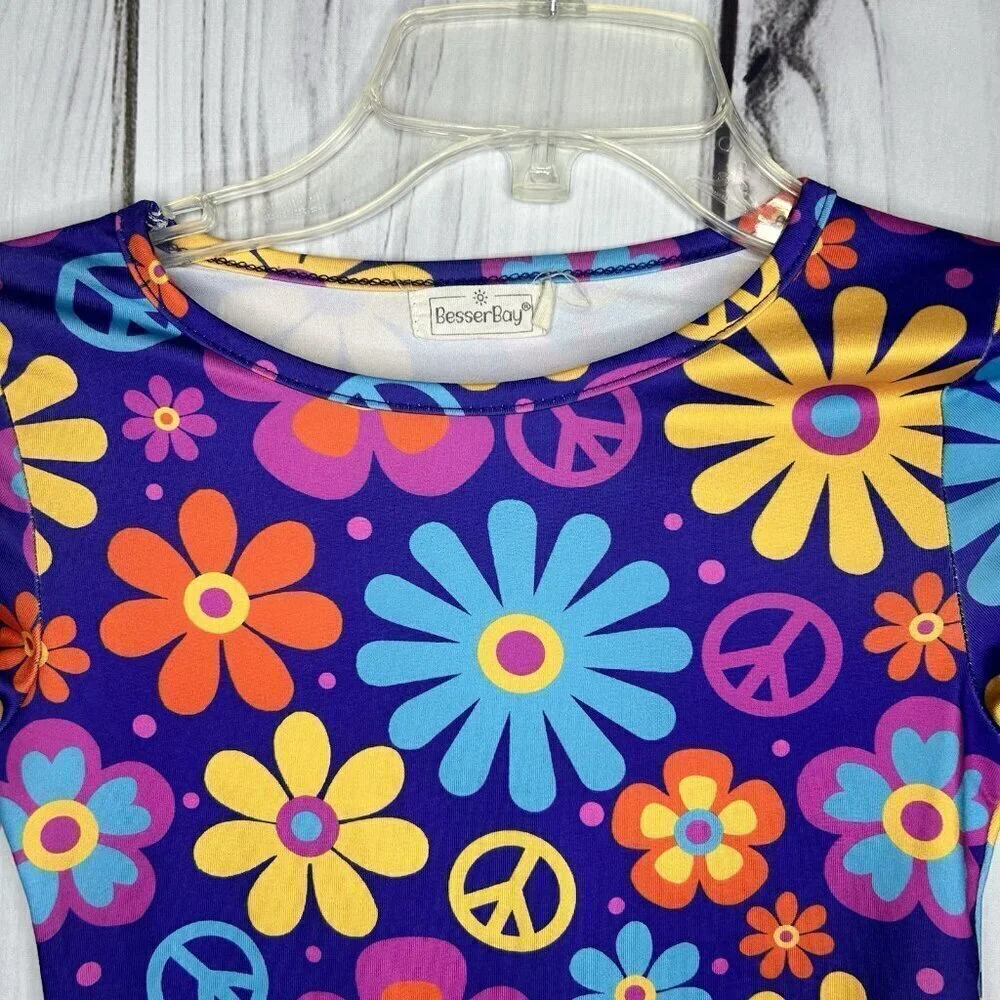 Besser Bay Floral Hippie Style Flared Dress Girls EUR 110 US 5